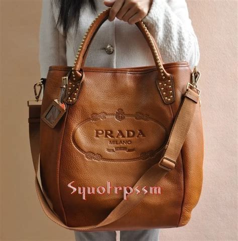 prada milano tan bag bag|bag Prada original.